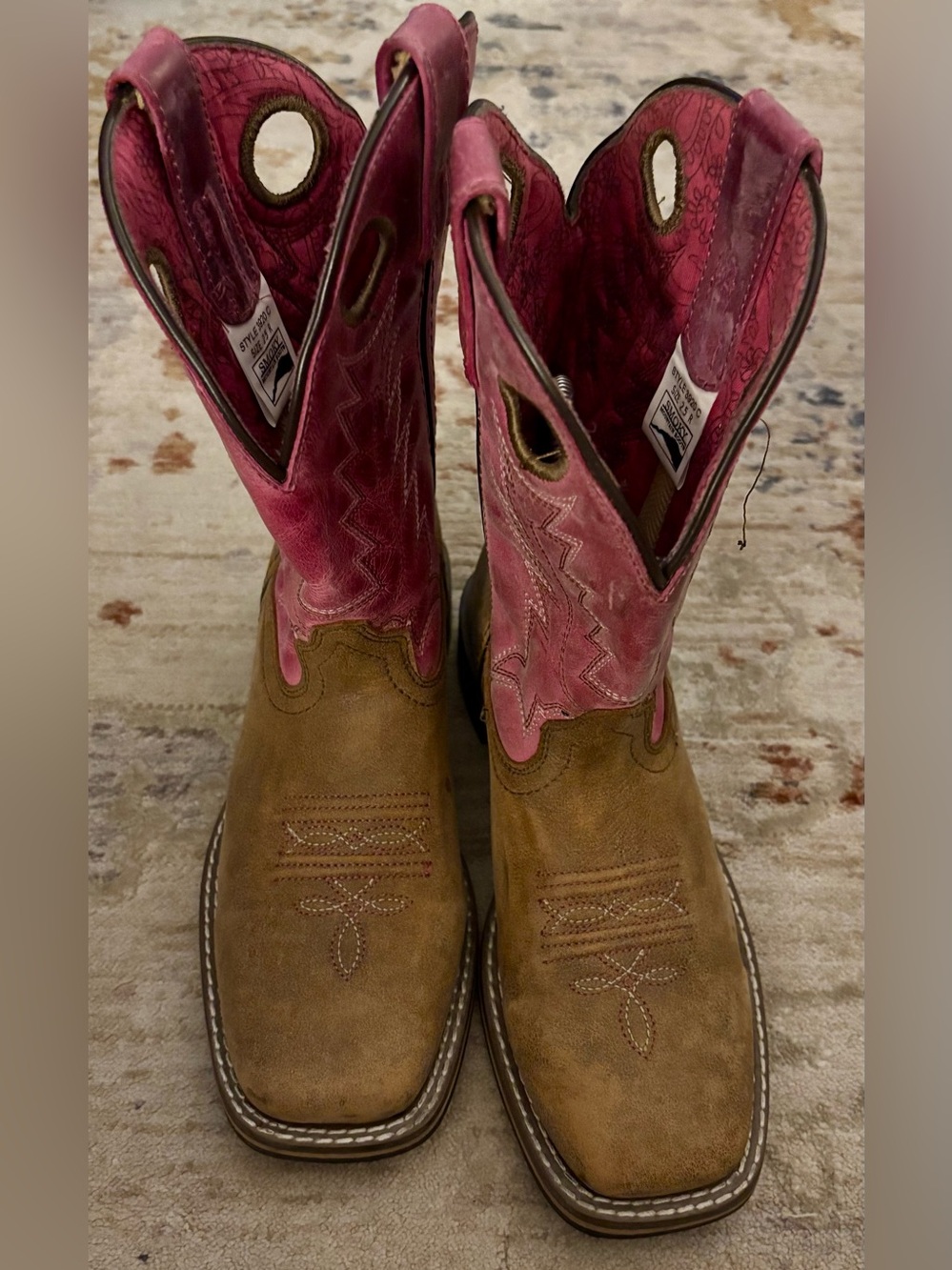 Smoky Mountain Girls Pink Western Boots